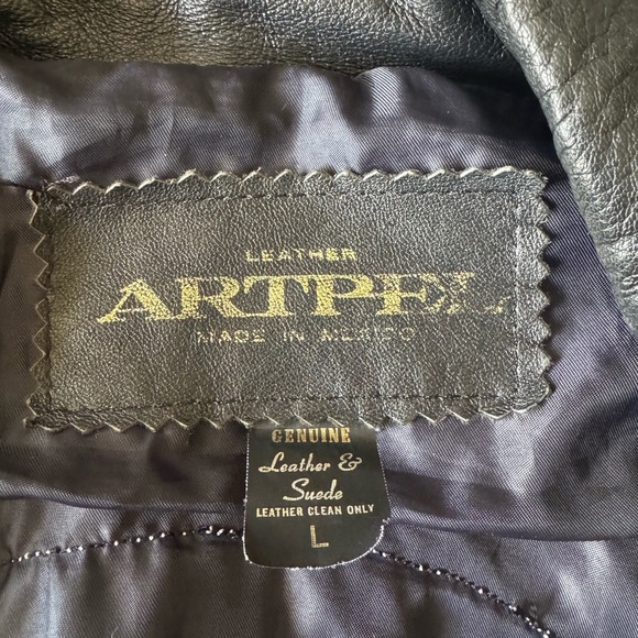 Vintage Oakland A’s Multi-Color Leather Jacket – Size Large – Slim Fit - Picture 6 of 6